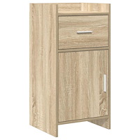 vidaXL Sideboard Sonoma-ek 40 x 36 x 80 cm Konstruerat trä