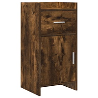 vidaXL Sideboard Rökt ek 40 x 36 x 80 cm Konstruerat trä