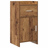 vidaXL Sideboard Gammalt trä 40 x 36 x 80 cm Konstruerat trä