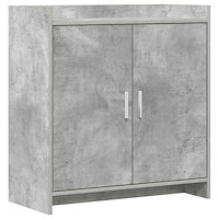 vidaXL Sideboard Betonggrå 72 x 36 x 80 cm Konstruerat trä