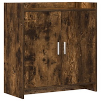 vidaXL Sideboard Rökt ek 72 x 36 x 80 cm Konstruerat trä