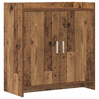 vidaXL Sideboard Gammalt trä 72 x 36 x 80 cm Konstruerat trä