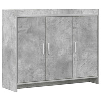 vidaXL Sideboard Betonggrå 98,5 x 33 x 80 cm Konstruerat trä