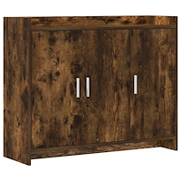 vidaXL Sideboard Rökt ek 98,5 x 33 x 80 cm Konstruerat trä