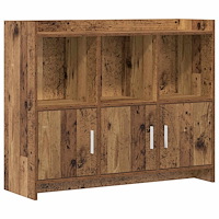 vidaXL Sideboard Gammalt trä 98,5 x 33 x 80 cm Konstruerat trä