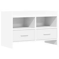 vidaXL TV-skåp 71,5 x 33 x 47 cm Vit Konstruerat trä
