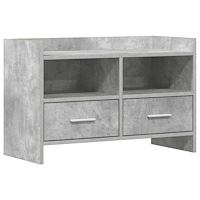 vidaXL TV-skåp 71,5 x 33 x 47 cm Betonggrå Konstruerat trä