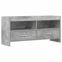 vidaXL TV-skåp 100 x 33 x 47 cm Betonggrå Konstruerat trä