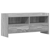vidaXL TV-skåp 100 x 33 x 47 cm Grå Sonoma Konstruerat trä