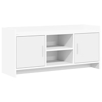 vidaXL TV-skåp 102 x 33 x 47 cm Vit Konstruerat trä