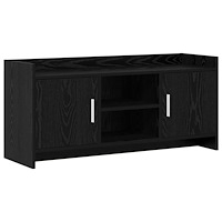 vidaXL TV-skåp 102 x 33 x 47 cm Svart ek Konstruerat trä