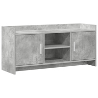 vidaXL TV-skåp 102 x 33 x 47 cm Betonggrå Konstruerat trä