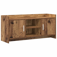 vidaXL TV-skåp 102 x 33 x 47 cm Gammalt trä Konstruerat trä