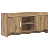 vidaXL TV-skåp 102 x 33 x 47 cm Artisan-ek Konstruerat trä