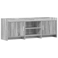 vidaXL TV-skåp 130 x 33 x 47 cm Grå Sonoma Konstruerat trä