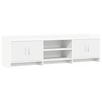 vidaXL TV-skåp 168 x 33 x 47 cm Vit Konstruerat trä