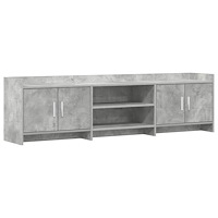 vidaXL TV-skåp 168 x 33 x 47 cm Betonggrå Konstruerat trä