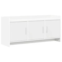 vidaXL TV-skåp 102 x 33 x 47 cm Vit Konstruerat trä