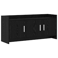 vidaXL TV-skåp 102 x 33 x 47 cm Svart ek Konstruerat trä