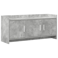 vidaXL TV-skåp 102 x 33 x 47 cm Betonggrå Konstruerat trä