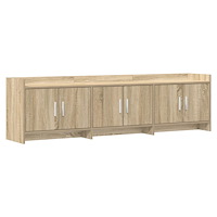 vidaXL TV-skåp 168 x 33 x 47 cm Sonoma-ek Konstruerat trä