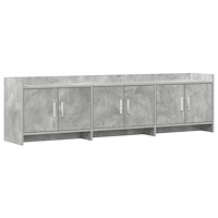 vidaXL TV-skåp 168 x 33 x 47 cm Betonggrå Konstruerat trä