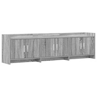 vidaXL TV-skåp 168 x 33 x 47 cm Grå Sonoma Konstruerat trä