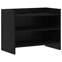 vidaXL TV-skåp 60 x 33 x 47 cm Svart ek Konstruerat trä