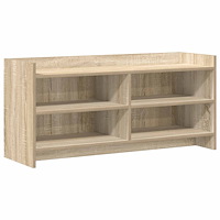 vidaXL TV-skåp 100 x 33 x 47 cm Sonoma-ek Konstruerat trä
