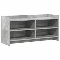 vidaXL TV-skåp 100 x 33 x 47 cm Betonggrå Konstruerat trä