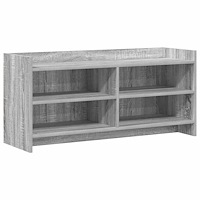 vidaXL TV-skåp 100 x 33 x 47 cm Grå Sonoma Konstruerat trä