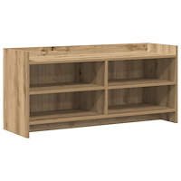 vidaXL TV-skåp 100 x 33 x 47 cm Artisan-ek Konstruerat trä