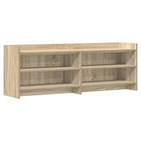 vidaXL TV-skåp 135 x 33 x 47 cm Sonoma-ek Konstruerat trä