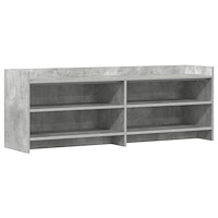 vidaXL TV-skåp 135 x 33 x 47 cm Betonggrå Konstruerat trä