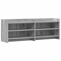 vidaXL TV-skåp 135 x 33 x 47 cm Grå Sonoma Konstruerat trä