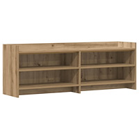 vidaXL TV-skåp 135 x 33 x 47 cm Artisan-ek Konstruerat trä