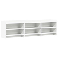 vidaXL TV-skåp 168 x 33 x 47 cm Vit Konstruerat trä