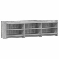 vidaXL TV-skåp 168 x 33 x 47 cm Grå Sonoma Konstruerat trä