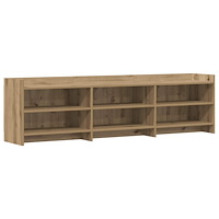 vidaXL TV-skåp 168 x 33 x 47 cm Artisan-ek Konstruerat trä