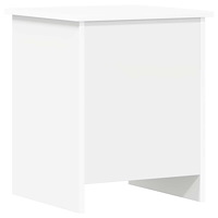 vidaXL Förvaringskista med lagring Vit 40 x 40 x 50 cm Konstruerat trä