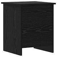 vidaXL Förvaringskista Svart ek 40 x 40 x 50 cm Konstruerat trä