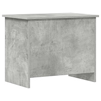 vidaXL Förvaringskista Betonggrå 60 x 40 x 50 cm Konstruerat trä