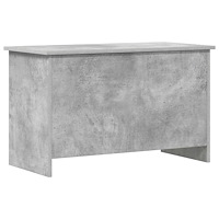 vidaXL Förvaringskista Betonggrå 80 x 40 x 50 cm Konstruerat trä