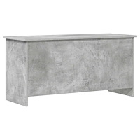 vidaXL Förvaringskista Betonggrå 100 x 40 x 50 cm Konstruerat trä