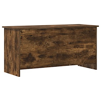 vidaXL Förvaringskista Rökt ek 100 x 40 x 50 cm Konstruerat trä