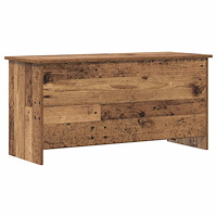 vidaXL Förvaringskista Gammalt trä 100 x 40 x 50 cm Konstruerat trä