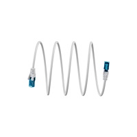 Goobay CAT 6A patchkabel U/UTP, vit, 2 m