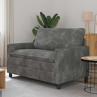 vidaXL Soffa Ljusgrå 126 x 81 x 87,5 cm Polyester