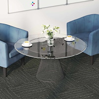 vidaXL Mattan platta Randig Ljusgrön 50 x 50 cm 36 pcs PP och Bitumen