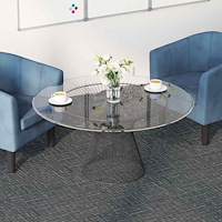 vidaXL Mattan platta Betonggrå 50 x 50 cm 4 pcs PP och Bitumen